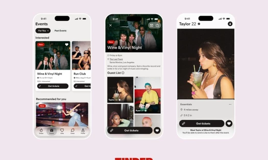 Tinder's "Events" feature