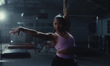 Jordan Chiles in a ballet studio