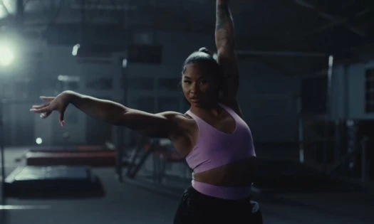 Jordan Chiles in a ballet studio