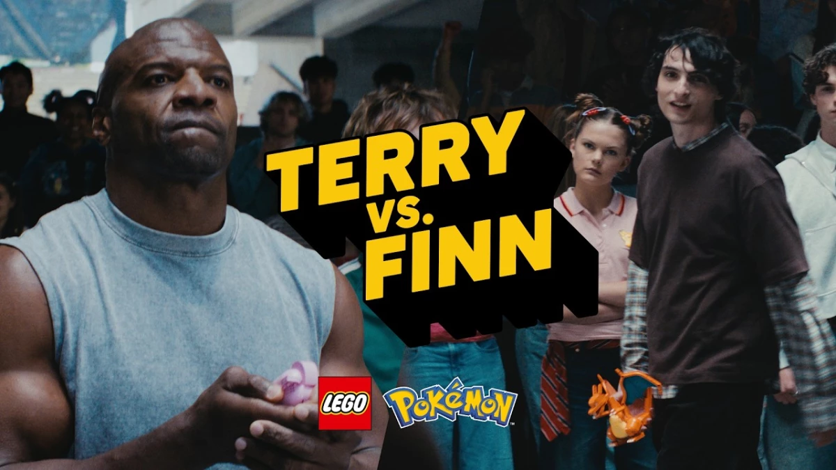 Terry Crews and Finn Wolfhard face off