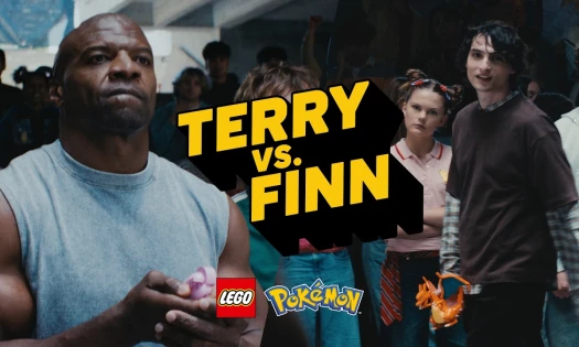 Terry Crews and Finn Wolfhard face off