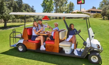 Chili's x Rhoback on the golf course