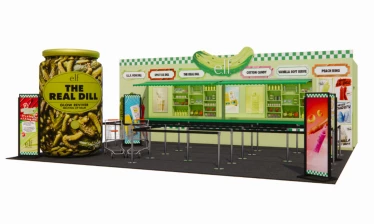 The e.l.f. "Real Dill" activation in the Minnesota State Fair