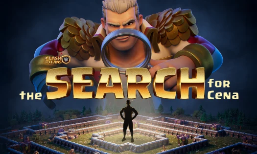 Clash of Clans' "The Search for Cena" banner