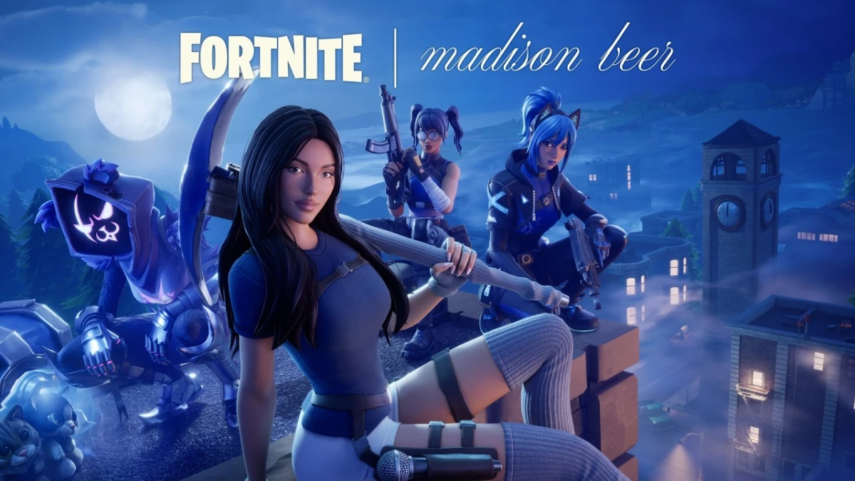 Fortnite's Madison Beer collab banner