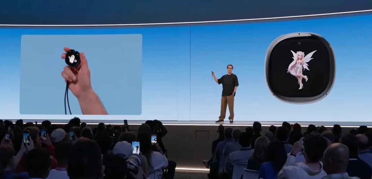 Mark Zuckerberg introducing the new Muse Charm