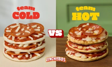 Lunchables Pizza in Team Cold vs Team Hot match-up.