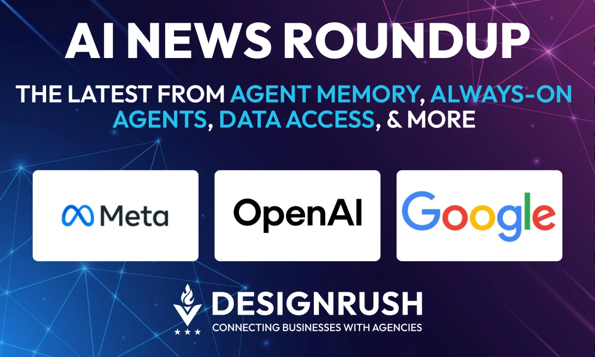 Meta Muse Pages, OpenAI Dots, Gemini Argon: DesignRush AI Roundup