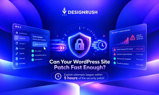hero image for upqode news story Critical WordPress Flaw Draws Exploit Attempts Within 5 Hours of Patch