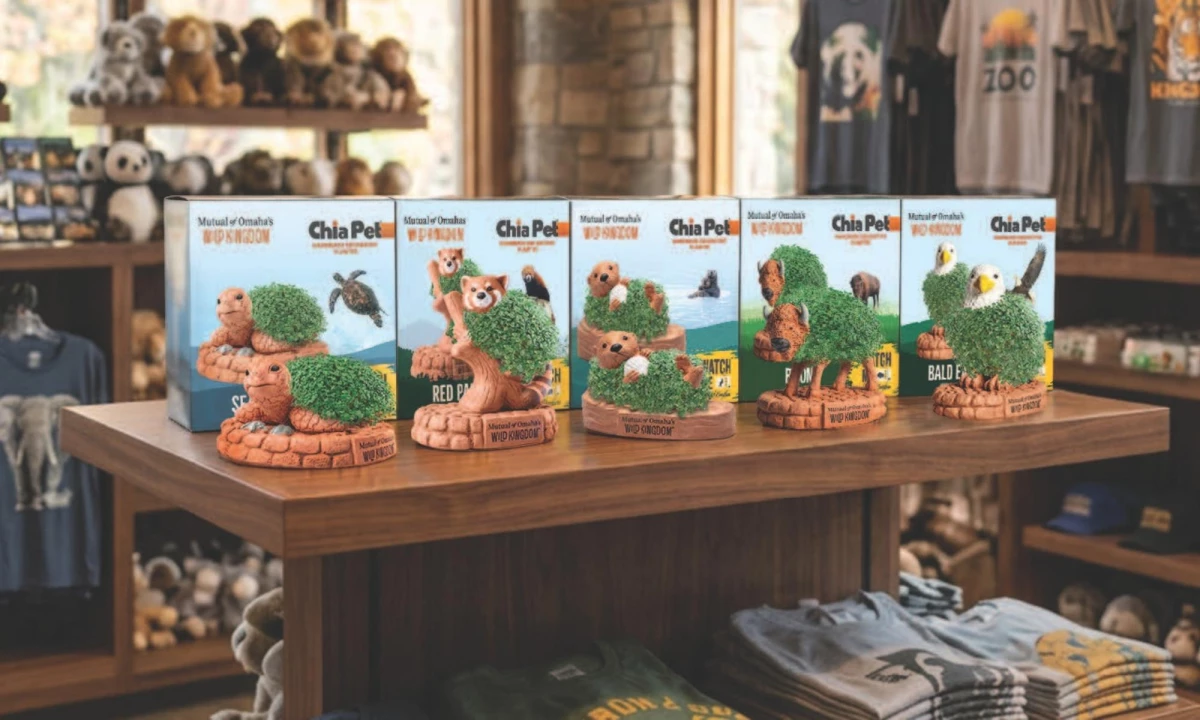 Wild Kingdom, Chia Pet Fill 5 Planters With Conservation Lessons