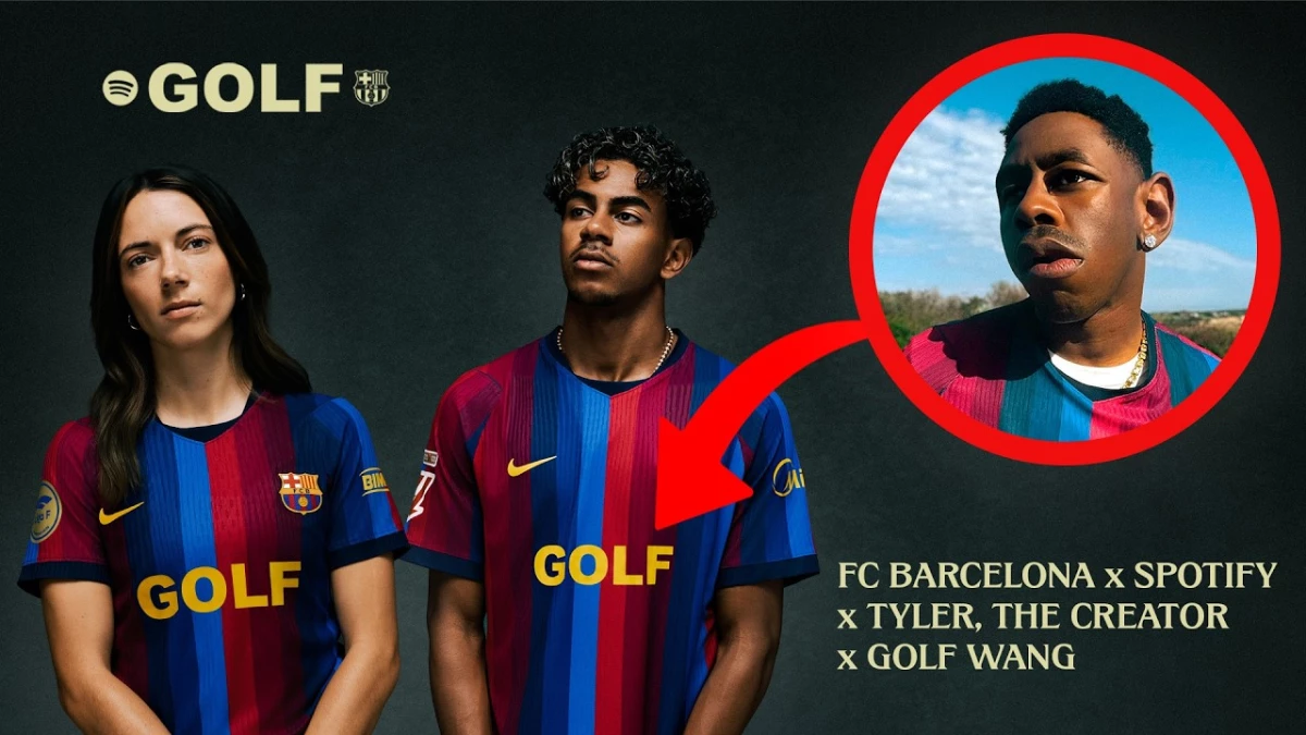 The new FC Barcelona jerseys branded by Golf Wang