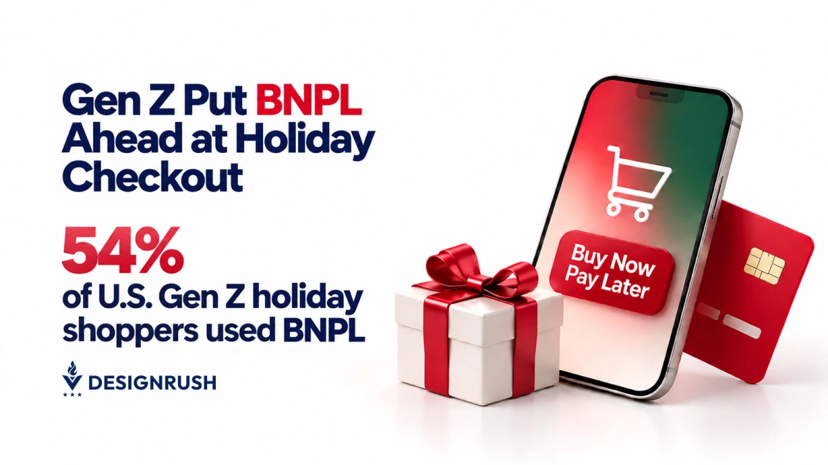 hero image for miquido news story BNPL Tops Credit Cards as 54% of U.S. Gen Z Holiday Shoppers Use It