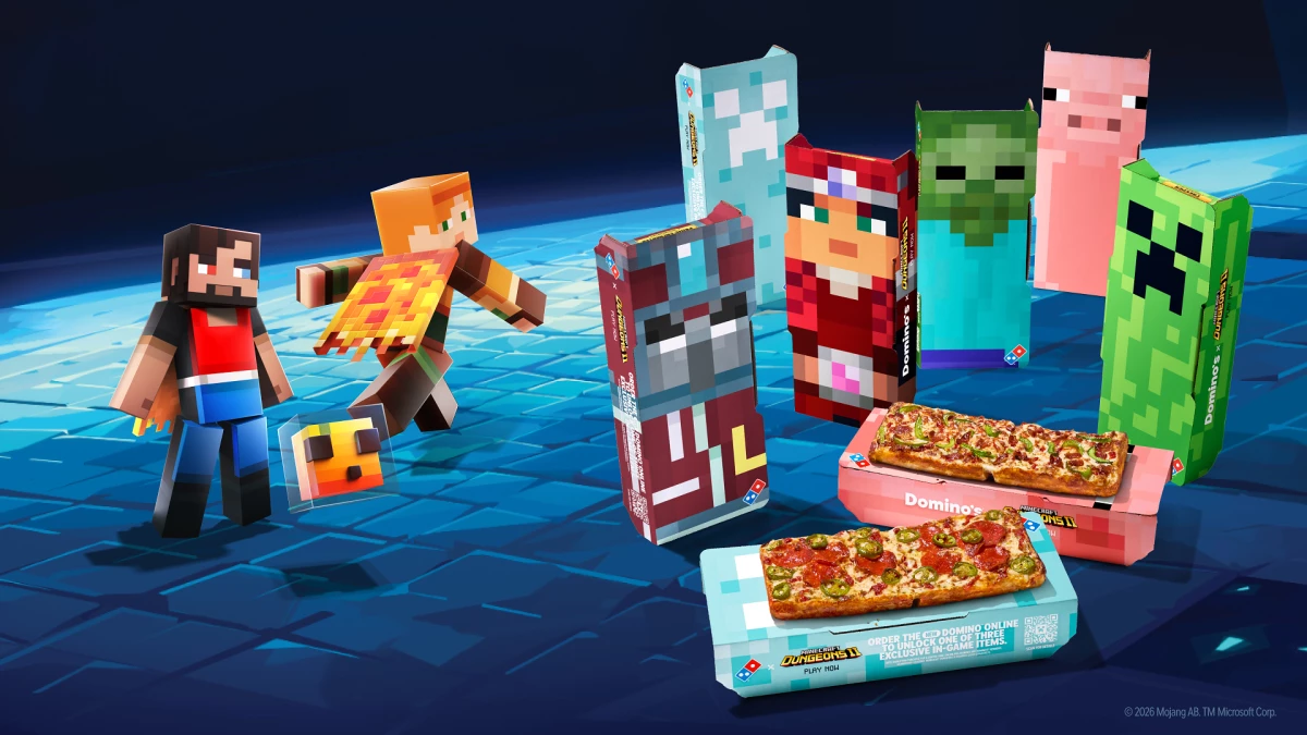 Domino's and Minecraft debut their collab