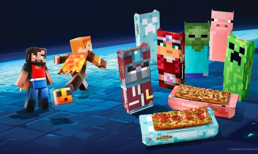 Domino's and Minecraft debut their collab