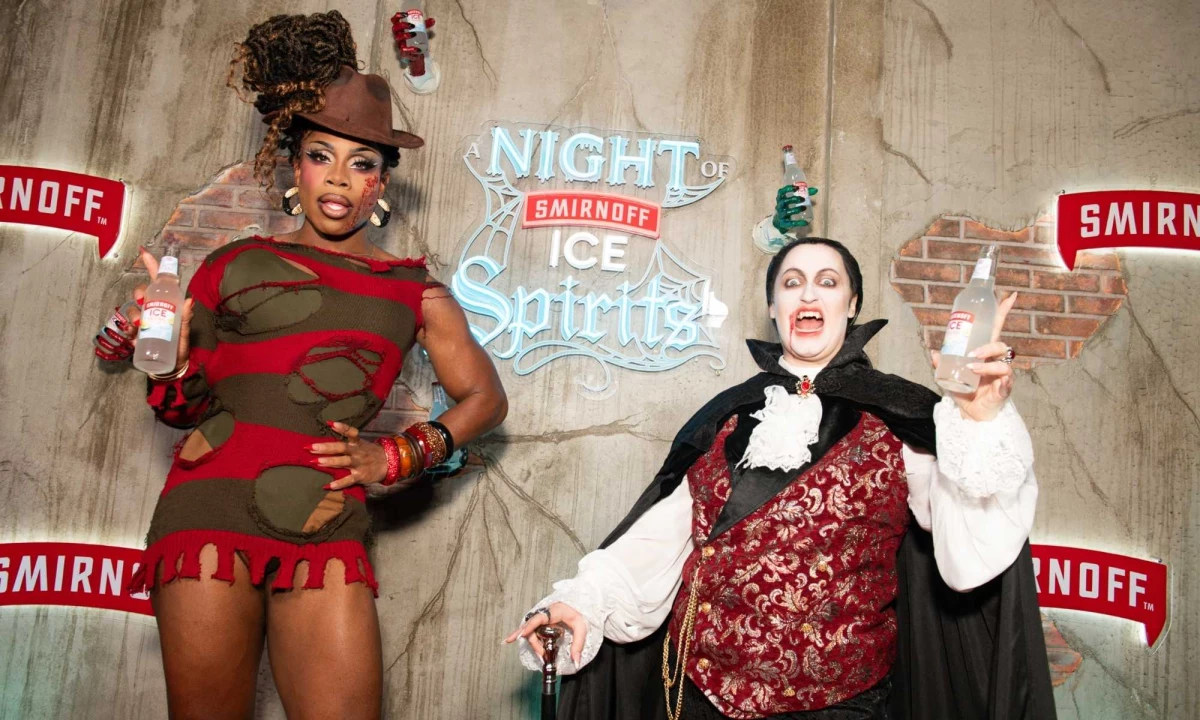 Brittany Broski and Monét X Change make for the ultimate Halloween duo at Smirnoff Ice’s Halloween Bash.