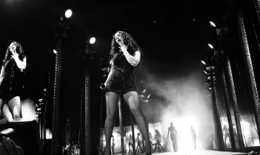 Charli XCX on stage