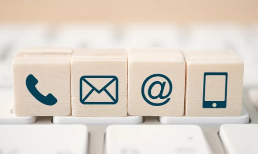 Contact Us Page Phone Email Social Smartphone