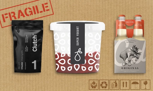 Creative Packaging Design Examples Fragile Box Icons