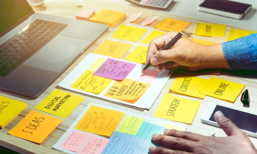 Digital Marketing Agency Campaign Post-It Notes Ideas