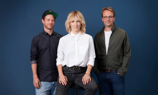 New studio employees: Katsche Platz, Nina Matzat, Yves Bollinger