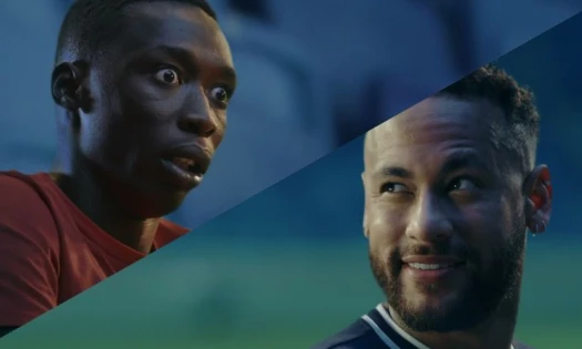 Neymar Jr. and Khaby Lame in Qatar ad