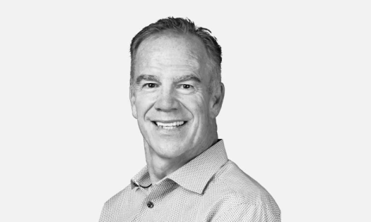 Black and white portrait of Scott O'Farrell