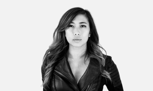 April Wong headshot in a white background