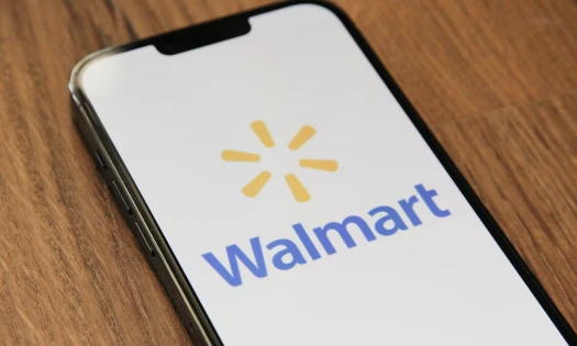 Walmart logo displayed on smartphone screen