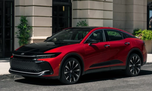 2023 Toyota Crown in red and black