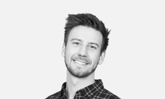 Matt Salzl from Manta on a white background.