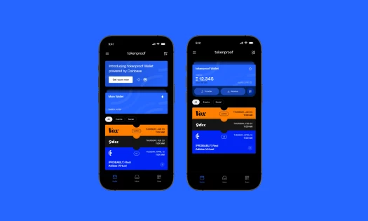 Tokenproof smartphone screen display