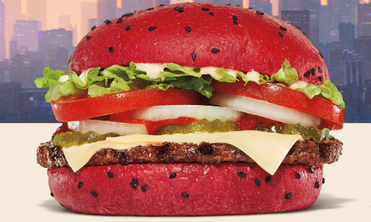 Burger King's Spider-Man themed Whopper burger