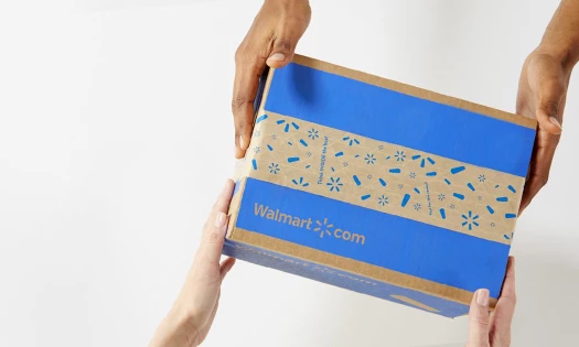 Walmart.com cardboard packaging box