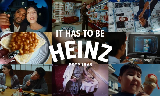 Various scenes from spots for "It has to be Heinz" campaign