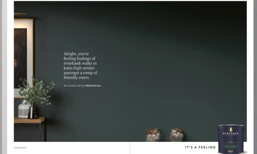 Editorial image for "It's a Feeling" campaign