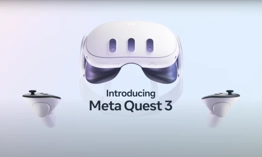 Meta Quest 3 VR headset product design
