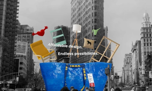 Ikea Frakta bag AR campaign