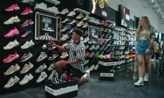 Foot Locker "It's Sneaker Season" campaign spot still