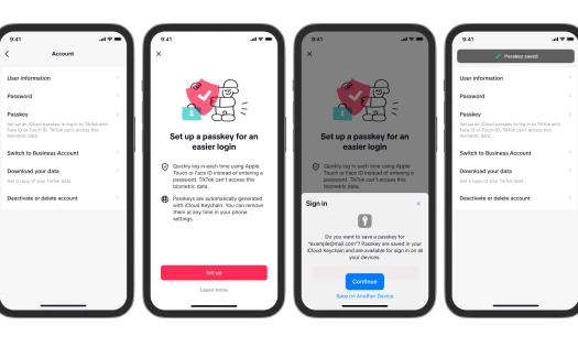 TikTok Passkeys | Source: TikTok Newsroom
