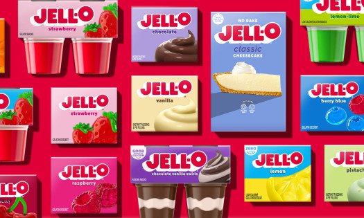 Jell-O brand packaging