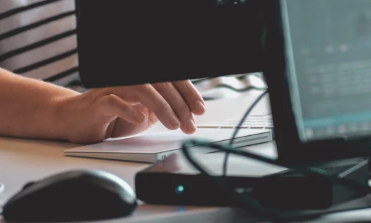 A person behind a PC | Source: Unsplash