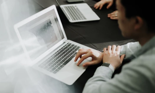 Man on laptop