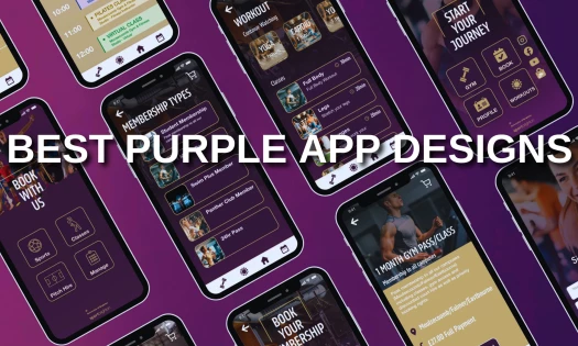 Best Purple App Designs
