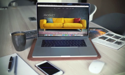 Online Shopping on Desktop