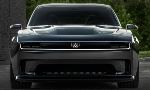 Front-view image of a black 2025 Dodge Charger