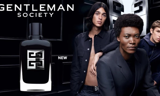 Promo image of Givenchy's new "The Gentleman Society" campaign