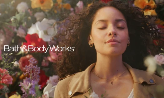 Promo image from Bath & Body Works' Come Back to Your Senses campaign