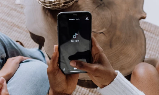 TikTok App on a smartphone