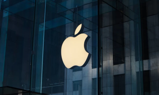 Apple Logo on Building
