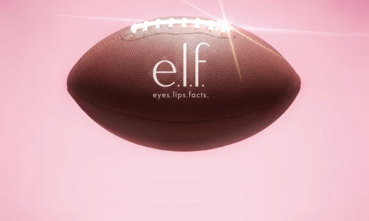 e.l.f. Logo on a Football